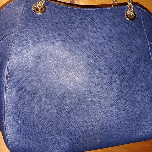 Michael Kors Navy Saffiano Shoulder Bag - Picture 5 of 9